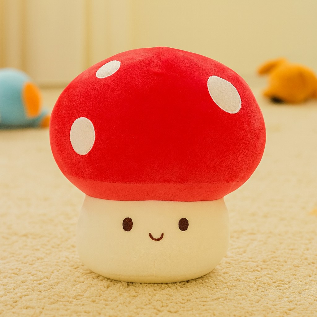 Grzybek Poduszka Muchomor Sromotnikowy - 30cm