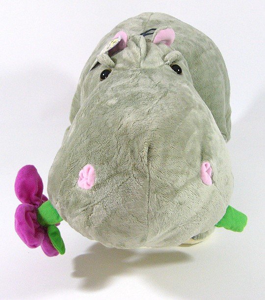 Hipopotam z kwiatkiem - 50cm