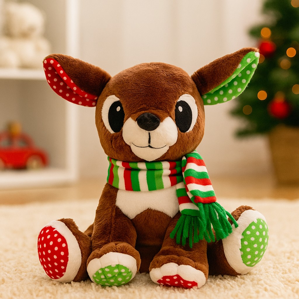 Sarna Jelonek Leśny Świąteczny Sarenka - 21cm