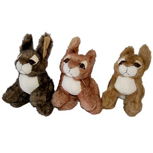 Krliczek 3 kolory zajc - 12cm