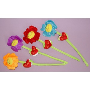 Kwiatek pluszowy Love 4 kolory - 52cm
