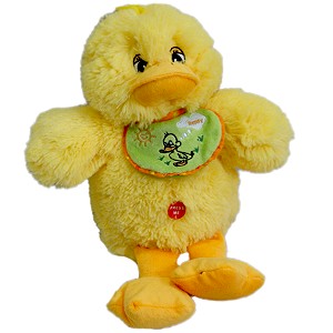 Kaczka ze śliniaczkiem (Głos) - 25cm Kaczka ze śliniaczkiem (Głos) - 25cm