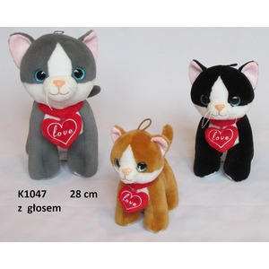 Kotek Love 3 kolory (Gos) - 28cm