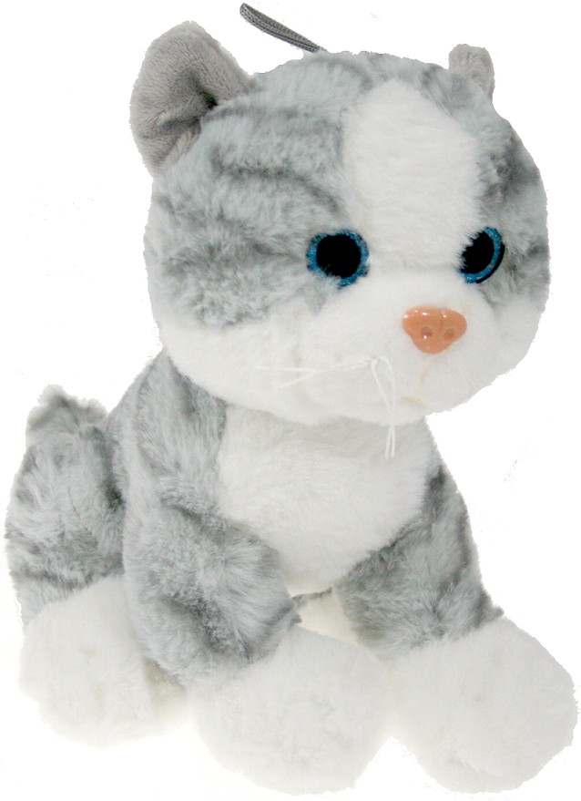 Duży Kot Szary (Głos) - 38cm