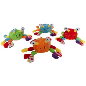 Krab 4 kolory Grzechotka (Głos) - 28cm Krab 4 kolory Grzechotka (Głos) - 28cm