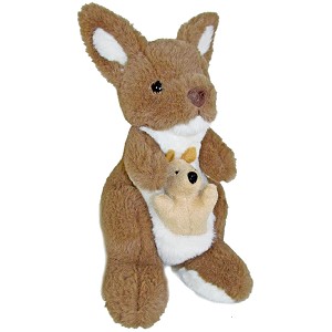 Kangurzyca z maleństwem Kangur - 22cm Kangurzyca z maleństwem Kangur - 22cm