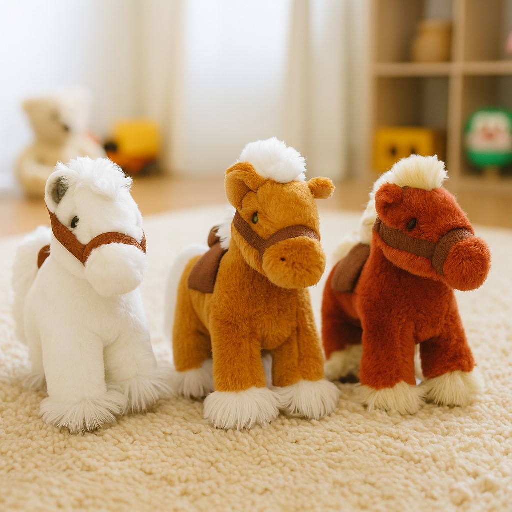 Konik 3 kolory Koń (Głos) - 20cm