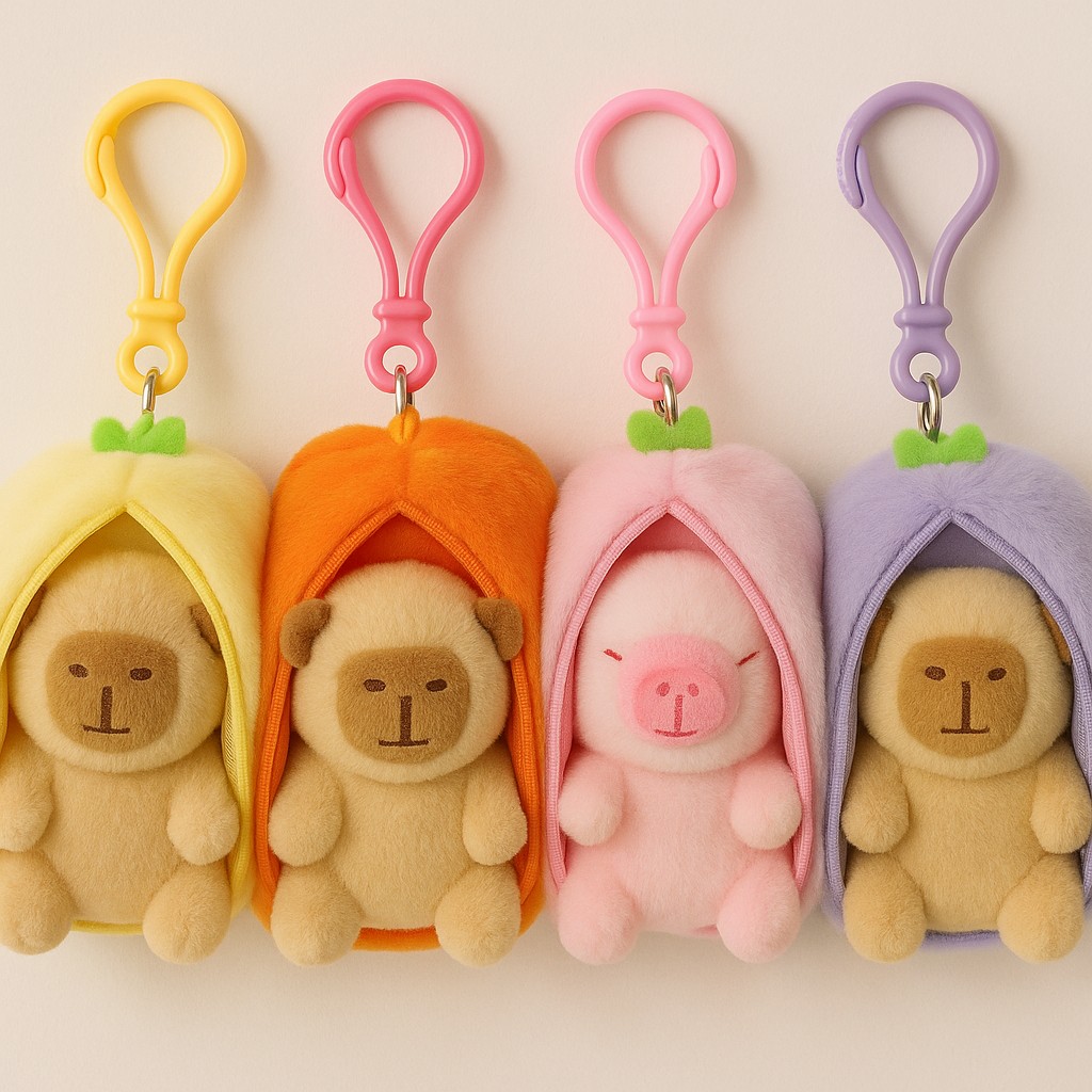 Brelok Kapibara 4 kolory - 12cm