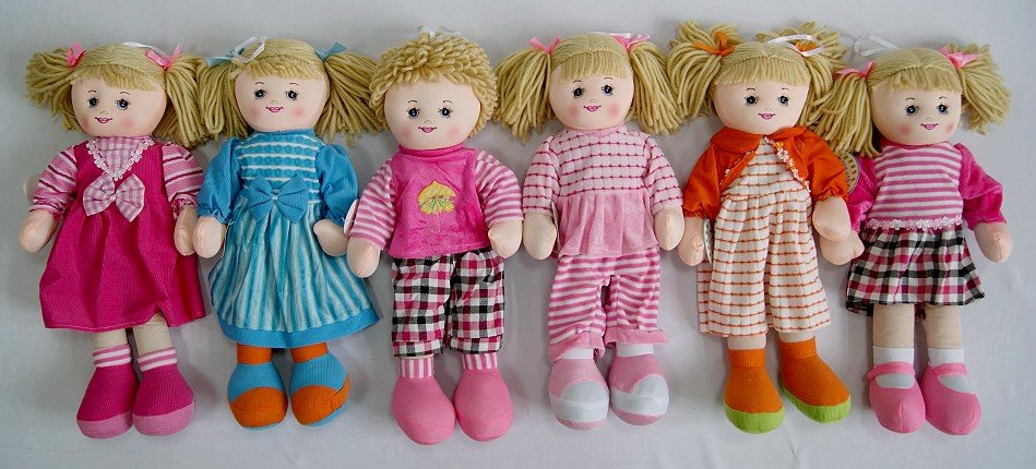 Lalka Domowa 6 wzorów - 50cm