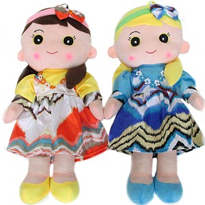 Lalka wzorzysta 4 kolory - 40cm Lalka wzorzysta 4 kolory - 40cm