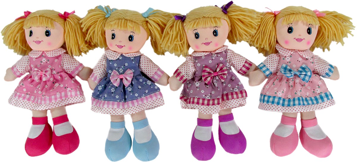 Lalka klasyczna 4 kolory - 50cm