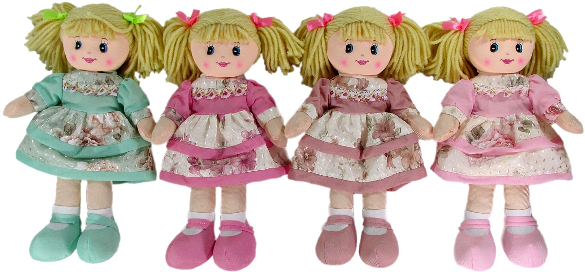 Lalka Błyskotka 4 kolory - 50cm