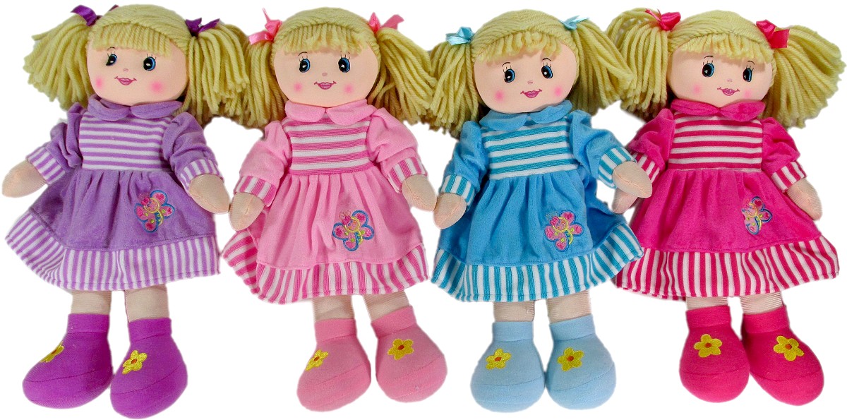 Lalka Motylek 4 kolory (Głos) - 50cm