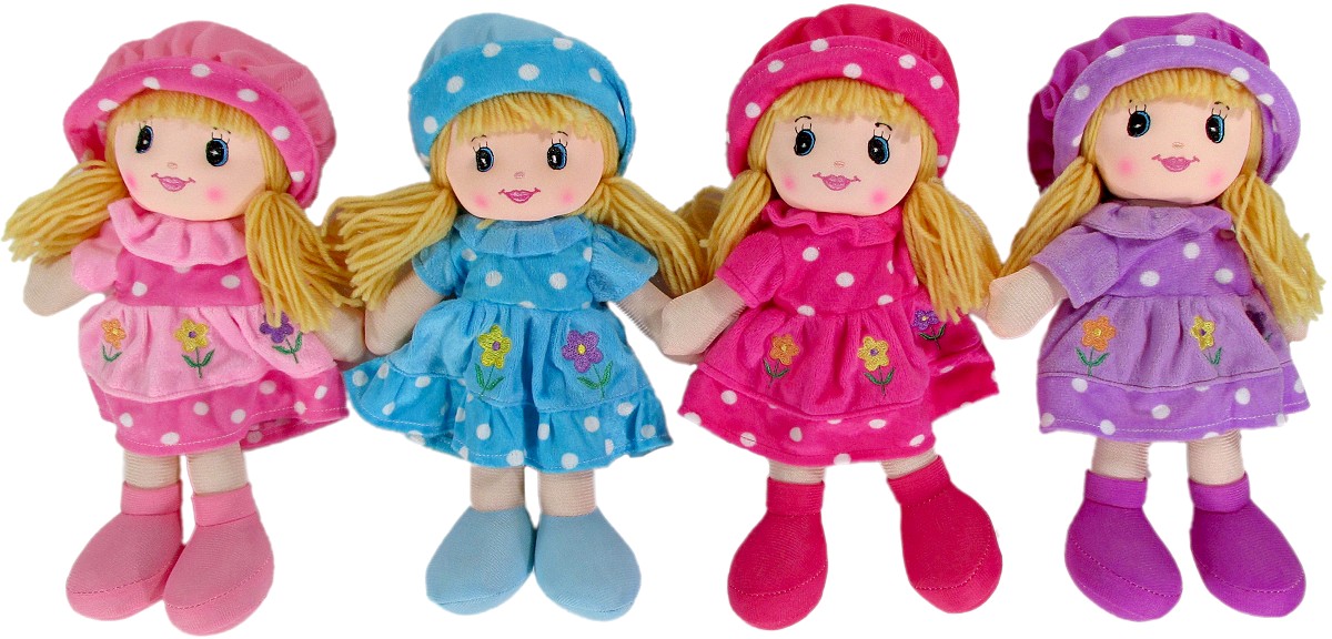 Lalka Kwiatek 4 kolory (Głos) - 50cm