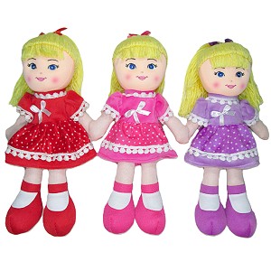 Lalka Blondynka 3 kolory - 40cm
