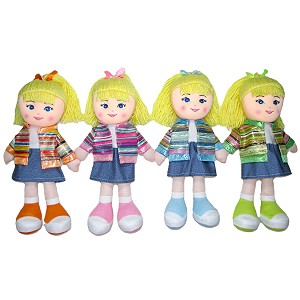 Lalka Dziewczyna 4 kolory (Głos) - 40cm
