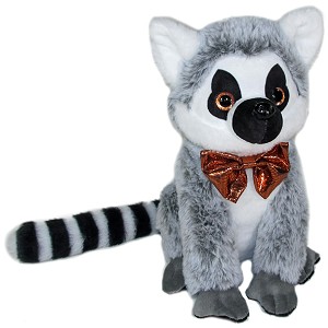 Lemur z kokardą - 26cm