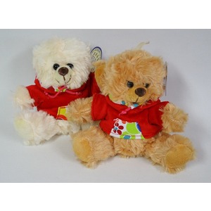 Miś w bluzie 2 kolory - 33cm