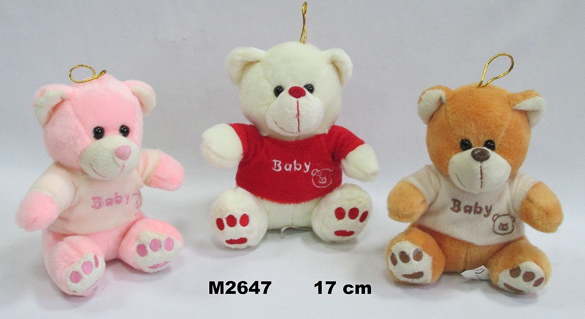Miś Baby z koszulką - 17cm