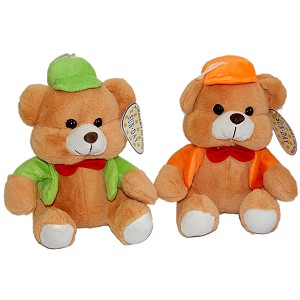 Miś w kubraczku 2 kolory - 20cm Miś w kubraczku 2 kolory - 20cm