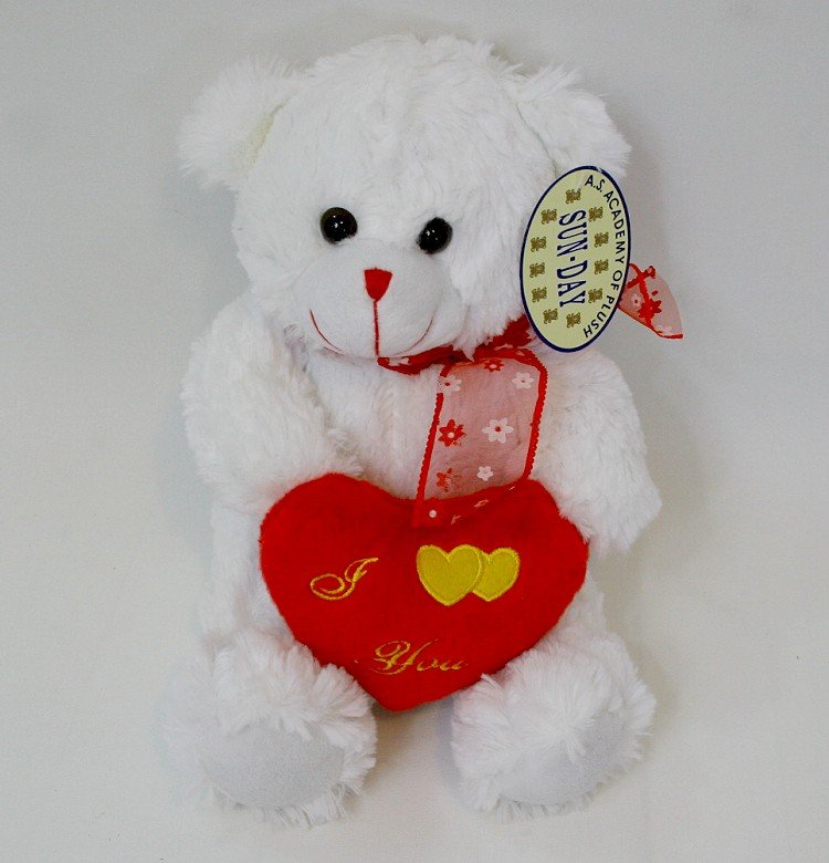 Miś I Love You Czerwony - 34cm