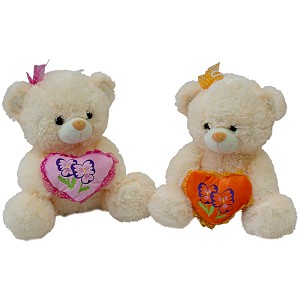 Miś Kwiatek 2 kolory - 32cm Miś Kwiatek 2 kolory - 32cm