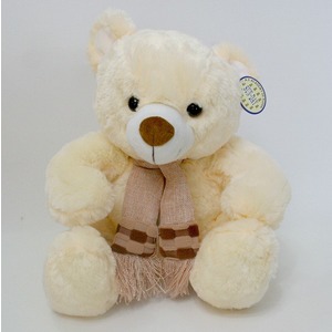 Miś Kremowy Szalik B - 32cm Miś Kremowy Szalik B - 32cm