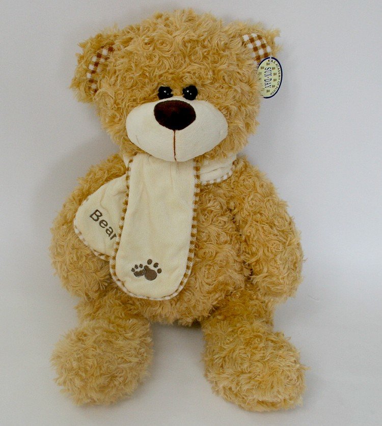 Miś Włochacz Bear Jasny Brąz - 55cm