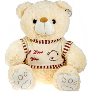 Duży Miś I Love You Biały - 60cm Duży Miś I Love You Biały - 60cm