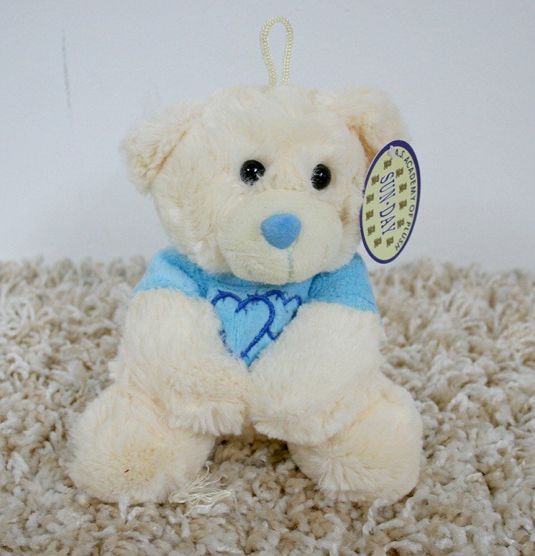 Miś Love Serce Niebieski - 15cm