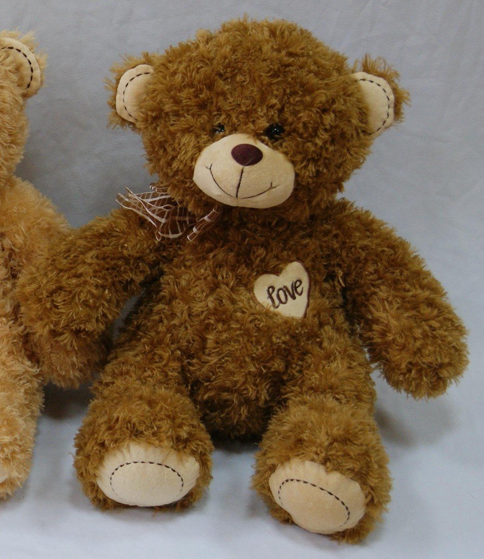 Miś Love Włochacz Ciemny - 50cm