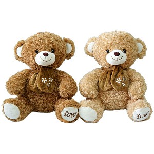Miś Włosek 2 kolory Love - 50cm Miś Włosek 2 kolory Love - 50cm
