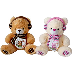 Miś Zimowy 2 kolory - 36cm Miś Zimowy 2 kolory - 36cm