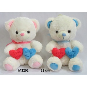 Miś Love You Hug Me 2 kolory - 18cm