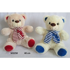 Miś Szalik 2 kolory - 40cm Miś Szalik 2 kolory - 40cm
