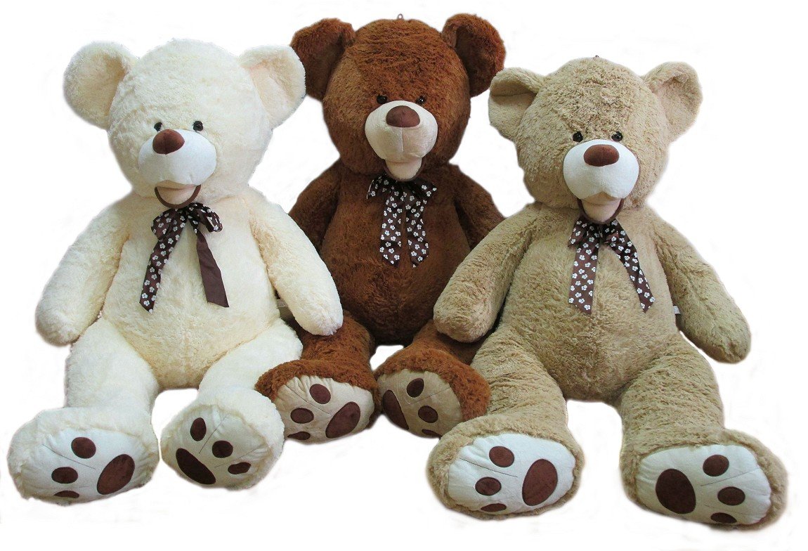 Duży Miś Eluś Ciemnobrązowy - 75/125cm