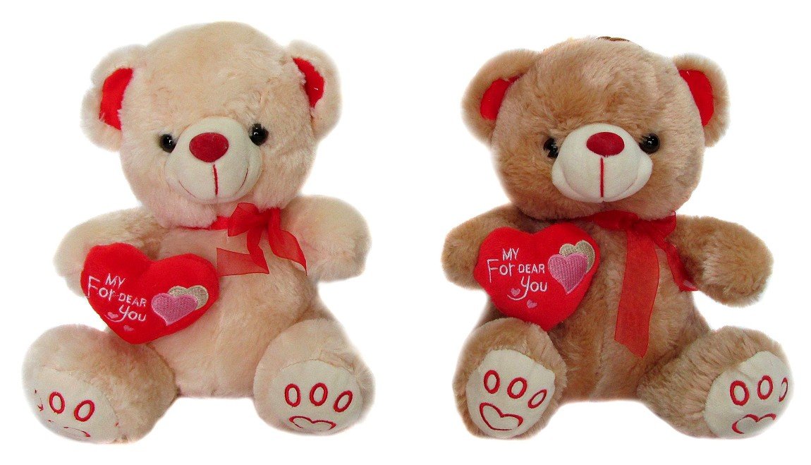 Miś z sercem Love 2 kolory - 25cm