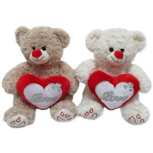 Miś z sercem Love 2 kolory - 30cm