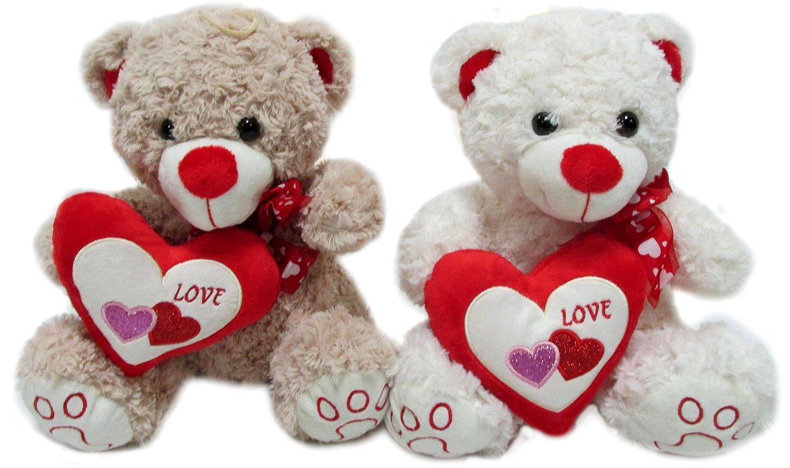 Miś z sercem Love 2 kolory - 30cm