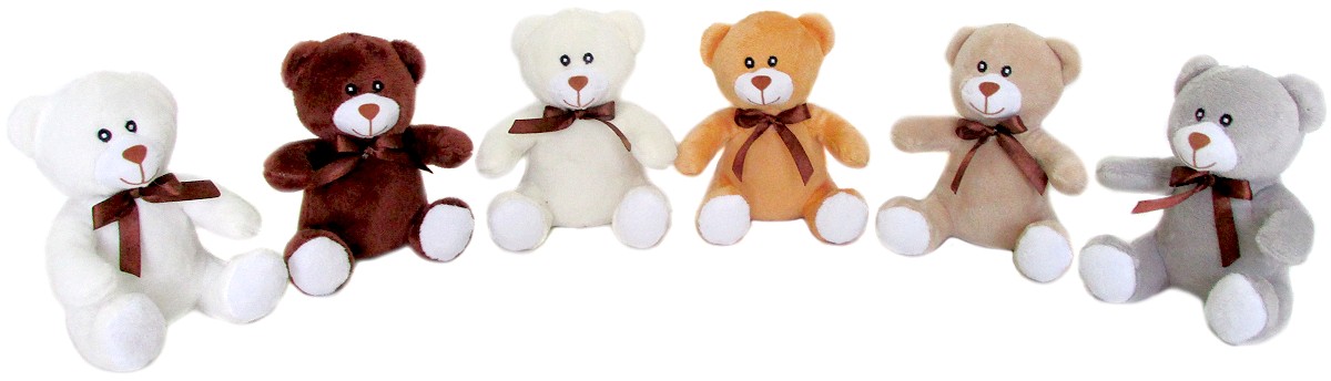 Miś klasyczny 6 kolorów - 14cm