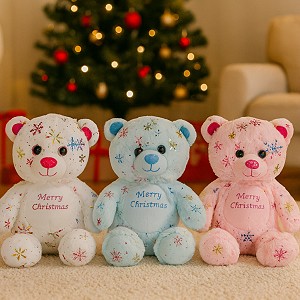 Miś Świąteczny 3 kolory - 25cm