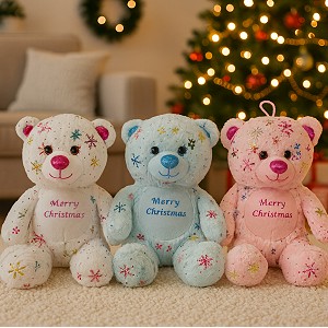 Miś Świąteczny 3 kolory - 30cm