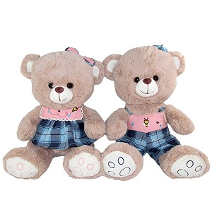 Miś / Pani Miś w sukience 2 wzory - 32cm Miś / Pani Miś w sukience 2 wzory - 32cm