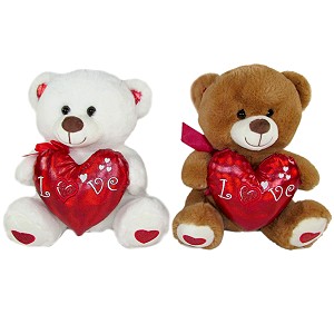Miś z sercem Love 2 kolory - 25cm