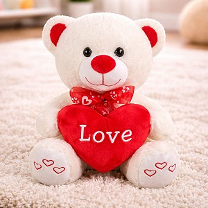 Duży Miś z sercem Love - 20cm