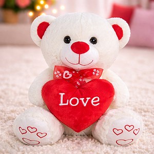 Duży Miś z sercem Love - 25cm