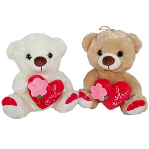 Miś z sercem I Love You 2 kolory - 20cm Miś z sercem I Love You 2 kolory - 20cm