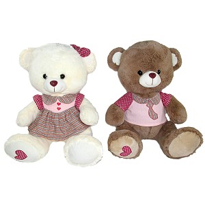 Pan / Pani Miś w sukience 2 wzory - 42cm Pan / Pani Miś w sukience 2 wzory - 42cm