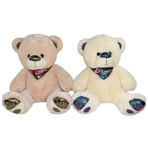 Miś z chustą 2 kolory Love - 30cm Miś z chustą 2 kolory Love - 30cm