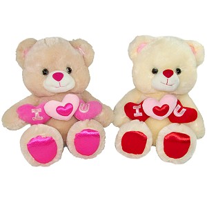 Miś Love z sercem 2 kolory - 30cm Miś Love z sercem 2 kolory - 30cm